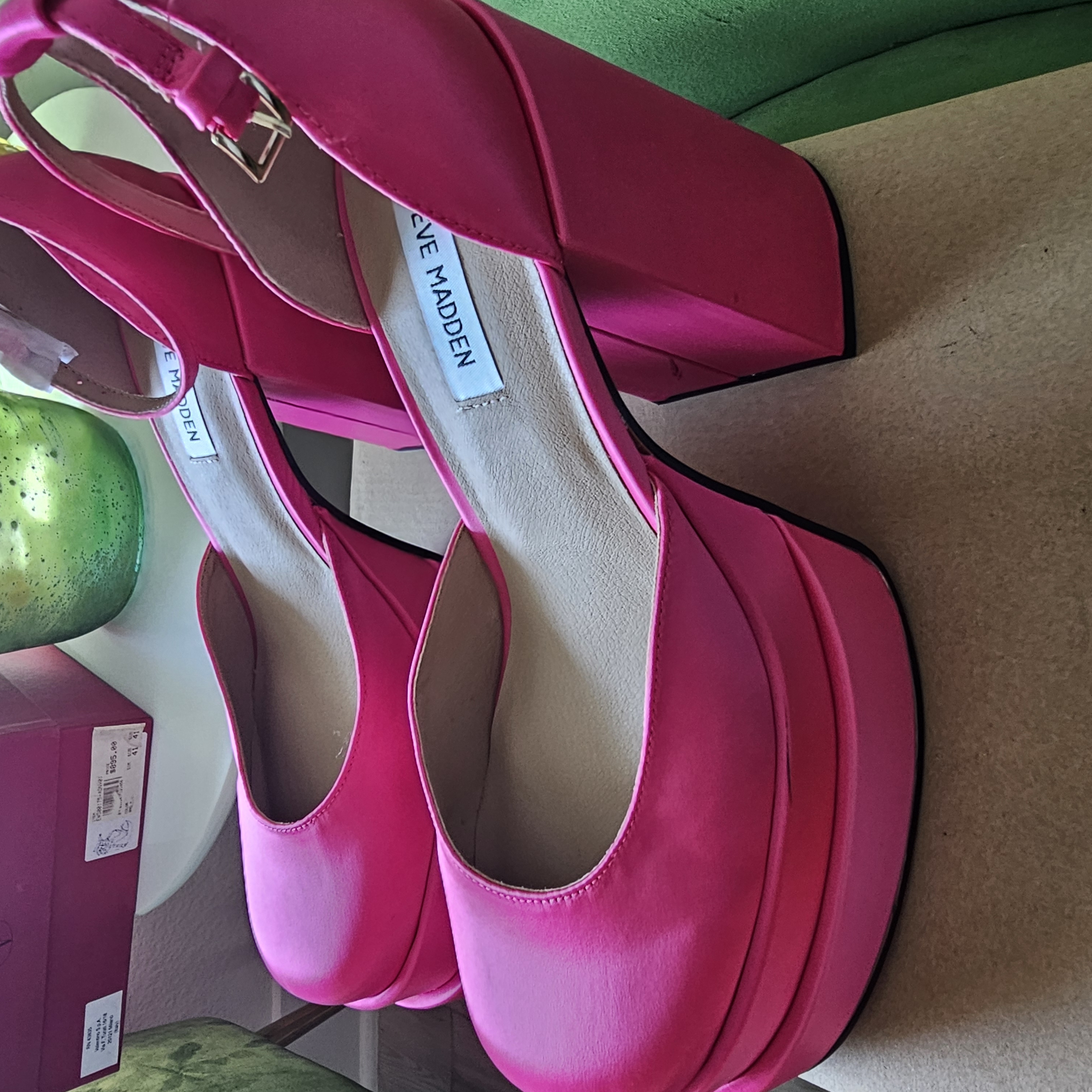 Steve Madden Women's Pink Platform Heels